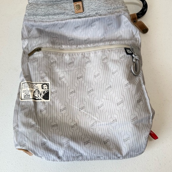 LocTote Original Industrial Bag Co Flak Sack Backpack Bag Gray Black *read - Picture 4 of 5